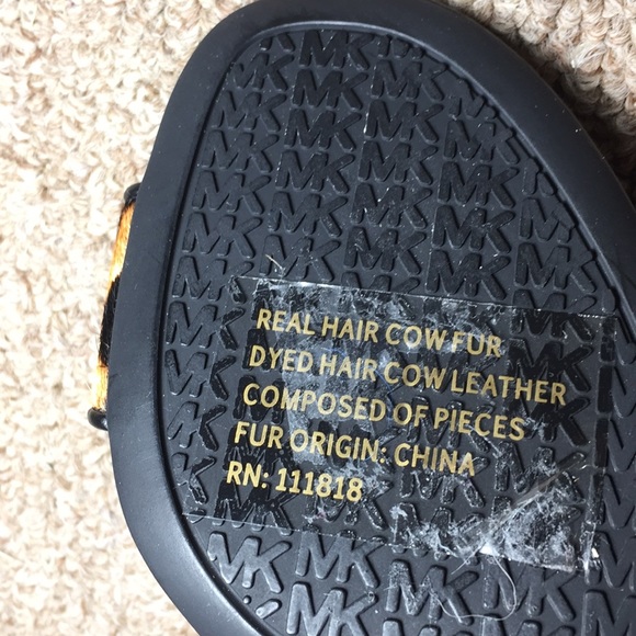 ** SOLD** Leopard Sandals Michael Kors - Picture 9 of 9